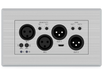 BluStream XLR Dante® Audio Wall Plate | DA22XLR-WP-EU