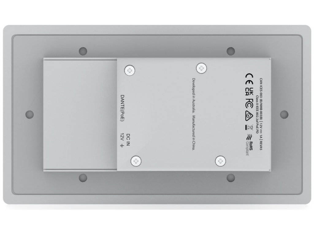 BluStream XLR Dante® Audio Wall Plate | DA22XLR-WP-EU Adapter / Converter BluStream