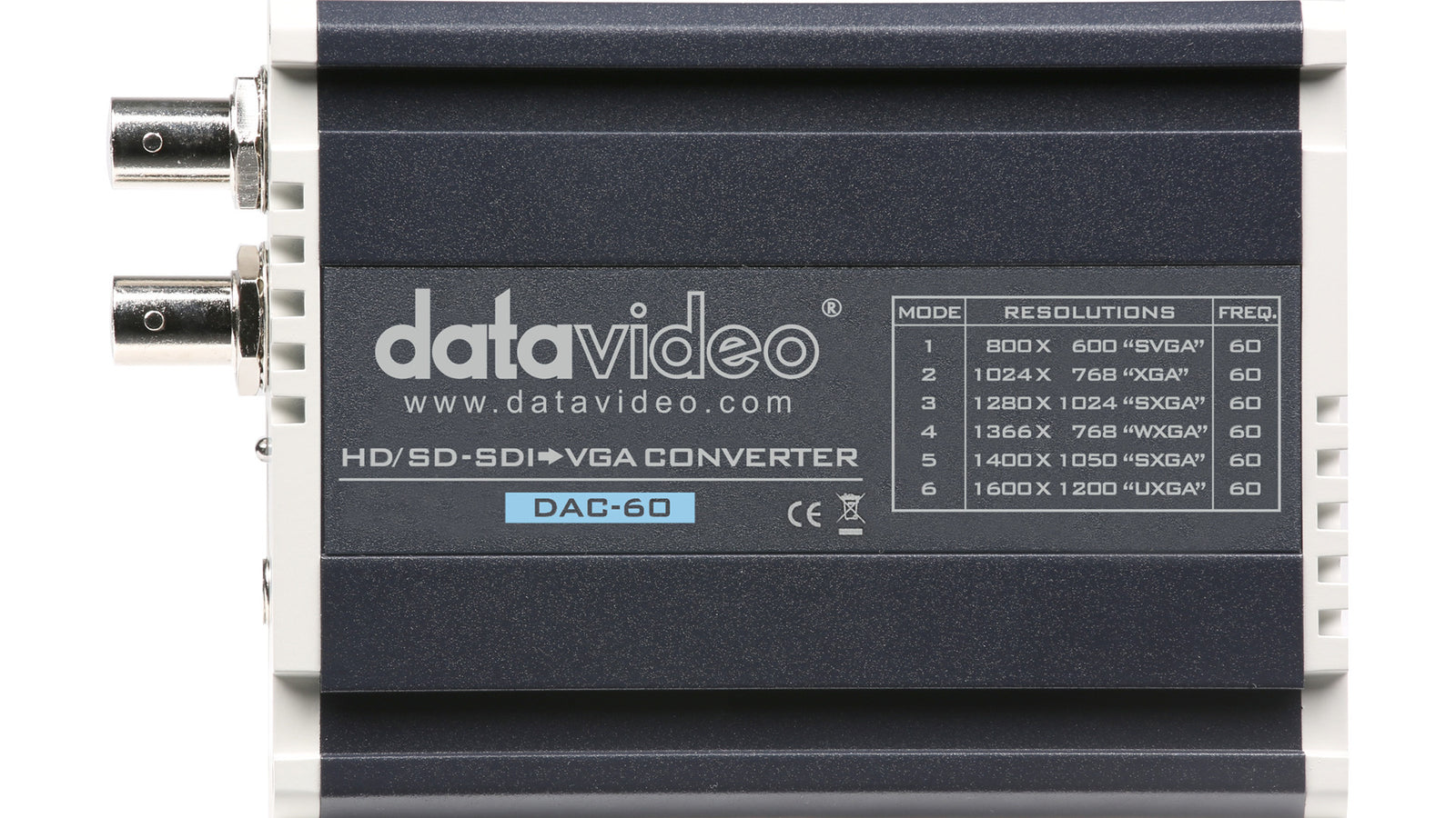 DataVideo SDI to VGA Converter | DAC-60 Video Signal Converter DataVideo