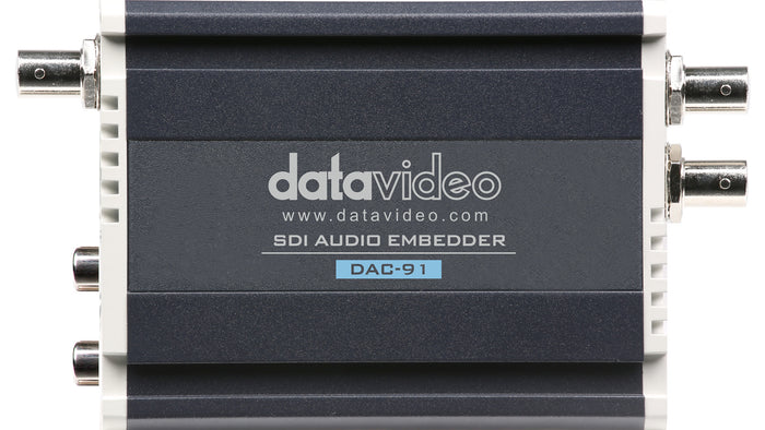DataVideo SDI Audio Embedder | DAC-91 Video Signal Converter DataVideo