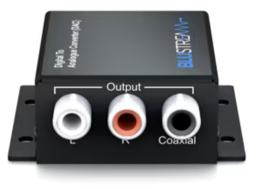 BluStream DAC12AU Digital to Analogue Converter (DAC) - Simultaneous Analogue and Digital Output