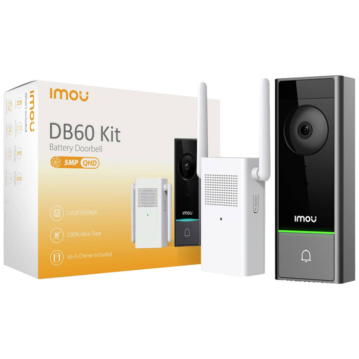 Imou Wireless Door Bell Complete Set - DB60/DS21-PEUR-IMOU Smart Home Device Imou