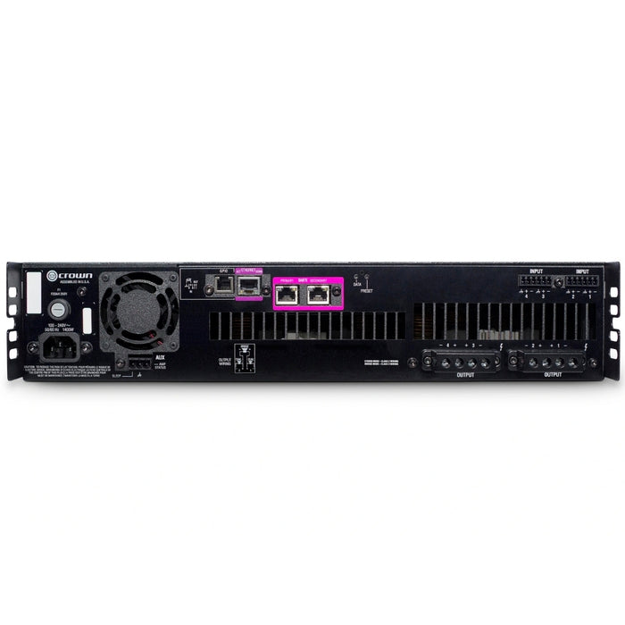 Crown DCi4 300DA Four-channel 300W @ 4Ω Power Amplifier with Dante™ / AES67 Networked Audio and 70V/100V Audio Amplifier Crown