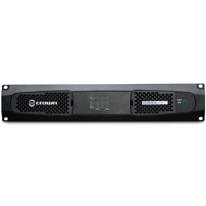 Crown DCi4 300DA Four-channel 300W @ 4Ω Power Amplifier with Dante™ / AES67 Networked Audio and 70V/100V Audio Amplifier Crown