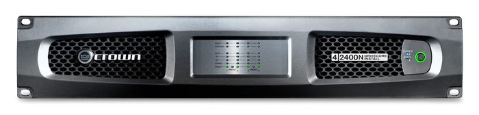 Crown DCi 4|2400N Four-channel, 2400W @ 4Ω Power Amplifier with BLU link, 70V/100V Audio Amplifier Crown