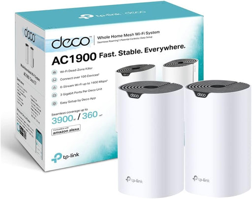 TP-Link AC1900 Whole Home Mesh Wi-Fi System - DECO S7(2-PACK)