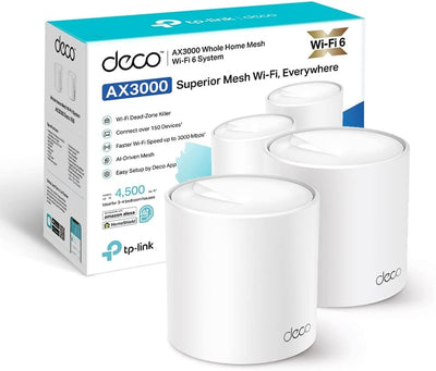 TP-Link AX3000 Whole Home Mesh WiFi 6 System - DECO X50(2-PACK) Wireless Mesh TP-Link
