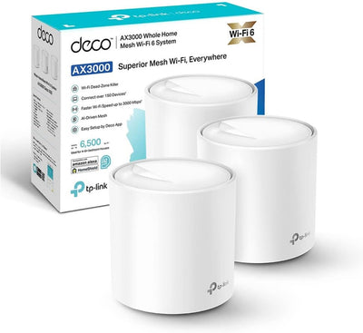 TP-Link AX3000 Whole Home Mesh WiFi 6 System - DECO X50(3-PACK) Wireless Mesh TP-Link