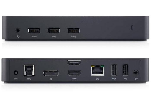Dell USB 3.0 Ultra HD Triple Video Docking Station | DELL-D3100 Docks & Port Replicators Dell