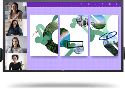 Dell P5524QT 55" 4K UHD Diagonal Class LED-backlit LCD Display Dell Interactive Touchscreen Display Dell