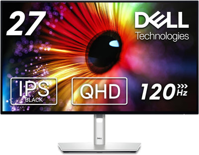 Dell UltraSharp U2724D 27" Class 120 Hz WQHD LED Monitor IPS 16:9 Platinum Silver Desktop Monitors Dell