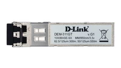 D-Link DEM-311GT SFP 1000Base-SX Multi-mode Fibre Transceiver D-Link Transceivers D-Link