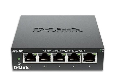 D-Link DES-105/B 5-Port Fast Ethernet Switch D-Link Switches D-Link
