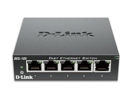 D-Link DES-105/B 5-Port Fast Ethernet Switch