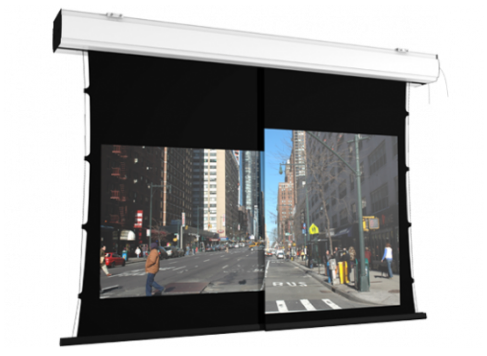 Screen International 16:9 (180x101cm) Double Format Tensioned Electric ...