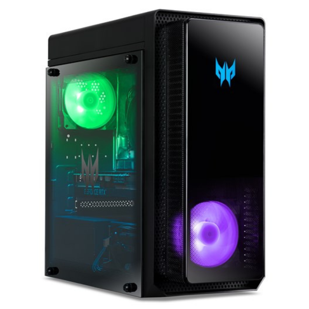 Acer Predator PO3-650 Desktop Intel® Core™ i5 i5-13400F 16 GB DDR5-SDRAM 1 TB SSD NVIDIA GeForce RTX 4060 Windows 11 Home PC Black Desktop PC Acer