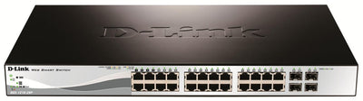 D-Link 24 PoE 10/100/1000 Base-T port with 4 x 1000Base-T /SFP Ports | DGS-1210-28P/E Network Switch D-Link