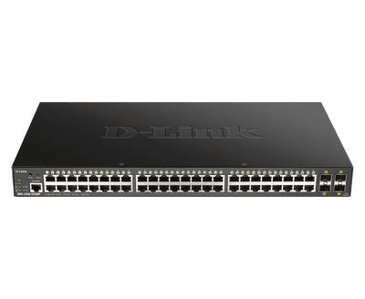 D-Link DGS-1250-52XMP 52-Port 10-Gigabit Smart Managed PoE Switch D-Link Switches D-Link