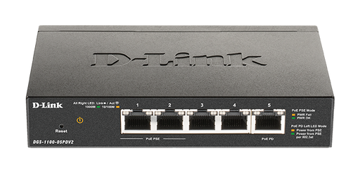 D-Link DGS-1100-05V2/B Gigabit Smart Managed Switches - DGS-1100 Series