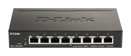 D-Link DGS-1100-05V2/B Gigabit Smart Managed Switches - DGS-1100 Series