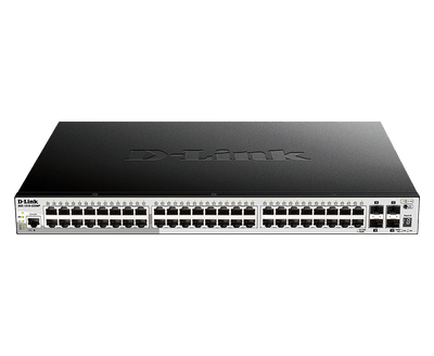 D-Link DGS-1510-52XMP Gigabit Stackable Smart Managed Switch with 10G Uplinks D-Link Switches D-Link