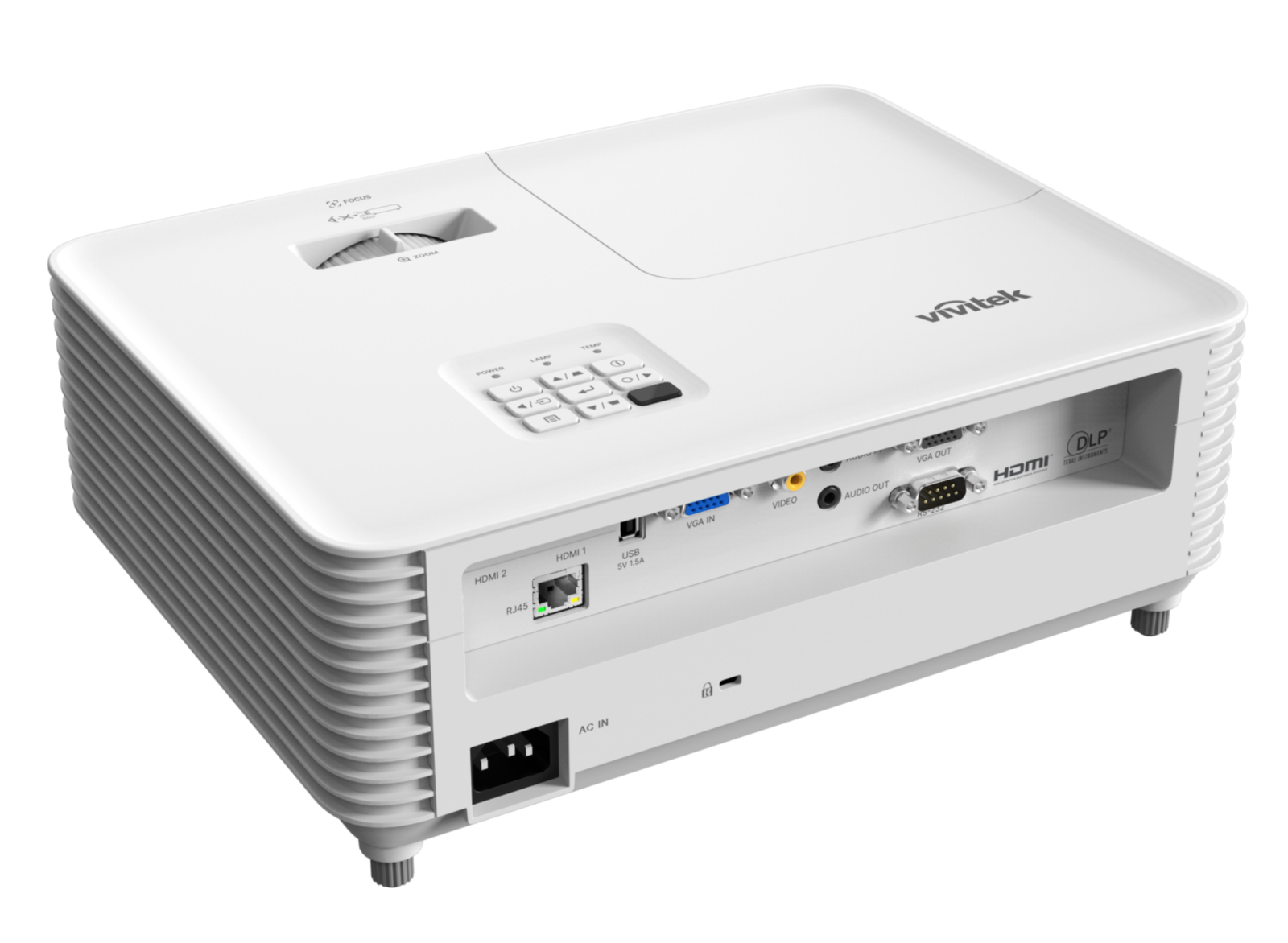 Vivitek DH382-EDU Versatile Portable Projector with High Brightness - 4500 Lumens Projector Vivitek