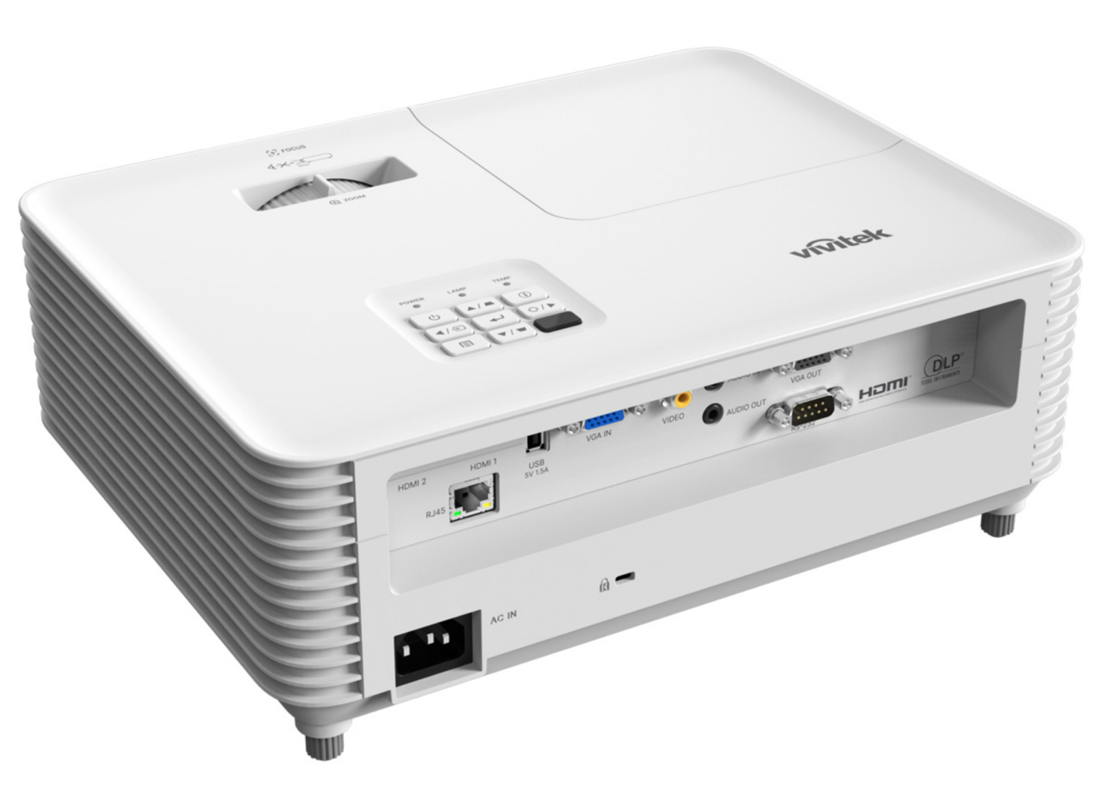 Vivitek DH382 Versatile Portable Projector with High Brightness - 4500 Lumens Projector Vivitek