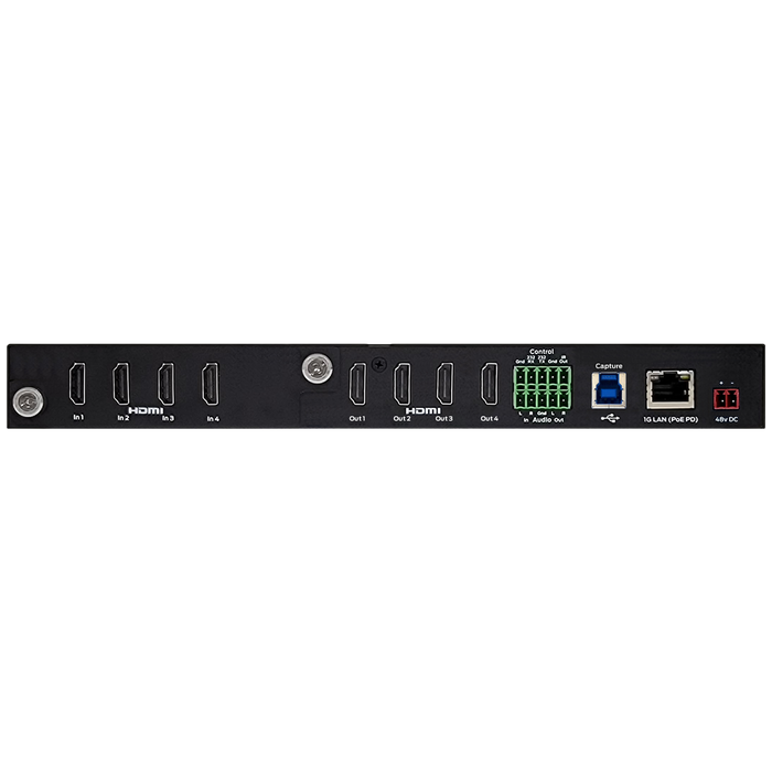 Aurora Multimedia DIDO-X4 4x4 Scaler Matrix Processor with USB Capture Output Processor Aurora
