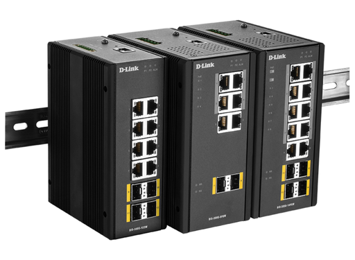 D-Link Industrial Gigabit Managed PoE Switch with SFP Slots | DIS-300G-8PSW D-Link Switches D-Link