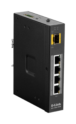 D-Link Industrial Gigabit Unmanaged PoE Switch With SFP Slot | DIS-100G-5PSW Switches D-Link