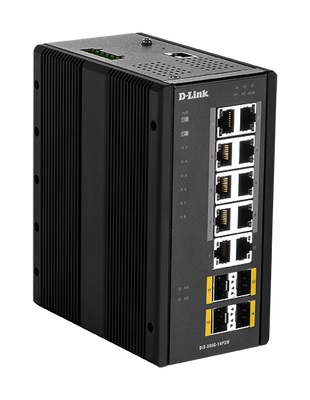 D-Link DIS-300G-14PSW Industrial Gigabit Managed PoE Switch with SFP slots D-Link Switches D-Link