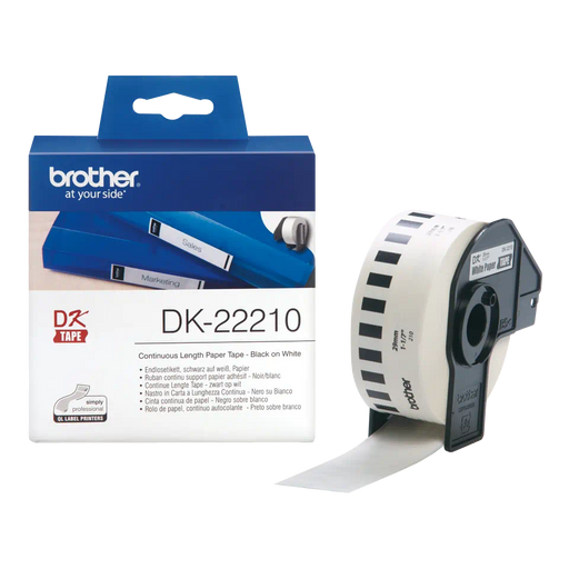 Brother DK22210 Continuous Paper Tape Labelling Tapes Brother