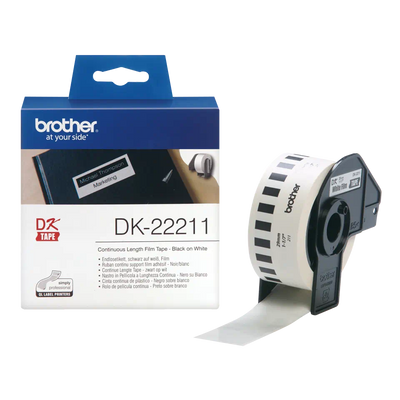 Brother DK22211 White Continuous Film Tape Printer Consumable Brother