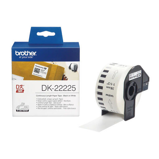Brother DK22225 Continuous Paper Tape Labelling Tapes Brother