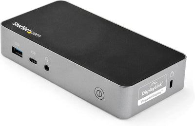 StarTech DK30CHHPDUK Notebook Dock/Port Replicator Wired USB 3.2 Gen 1 (3.1 Gen 1) Type-C Black, Silver USB Hubs & Docking Station Startech
