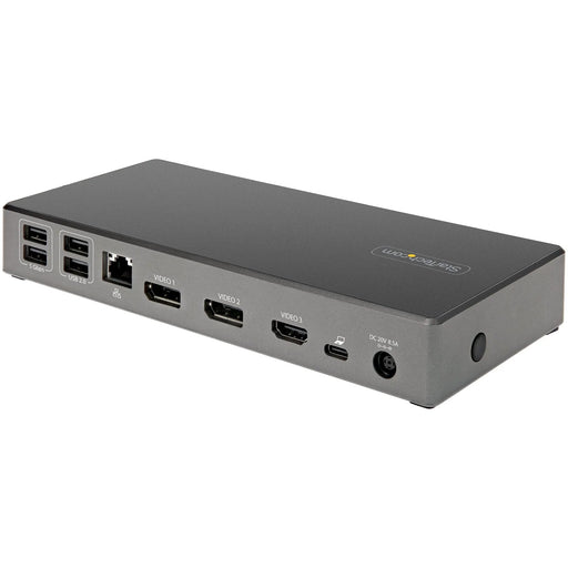 StarTech DK31C2DHSPDUE Notebook Dock/Port Replicator Wired USB 3.2 Gen 2 (3.1 Gen 2) Type-C Black, Grey