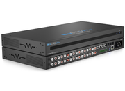 BluStream 16x8 Digital Matrix Processor with 8x analogue, 4x optical, and 4x coaxial inputs to 8x analogue audio outputs, DSP and EQ | DMP168 Matrix Switcher BluStream