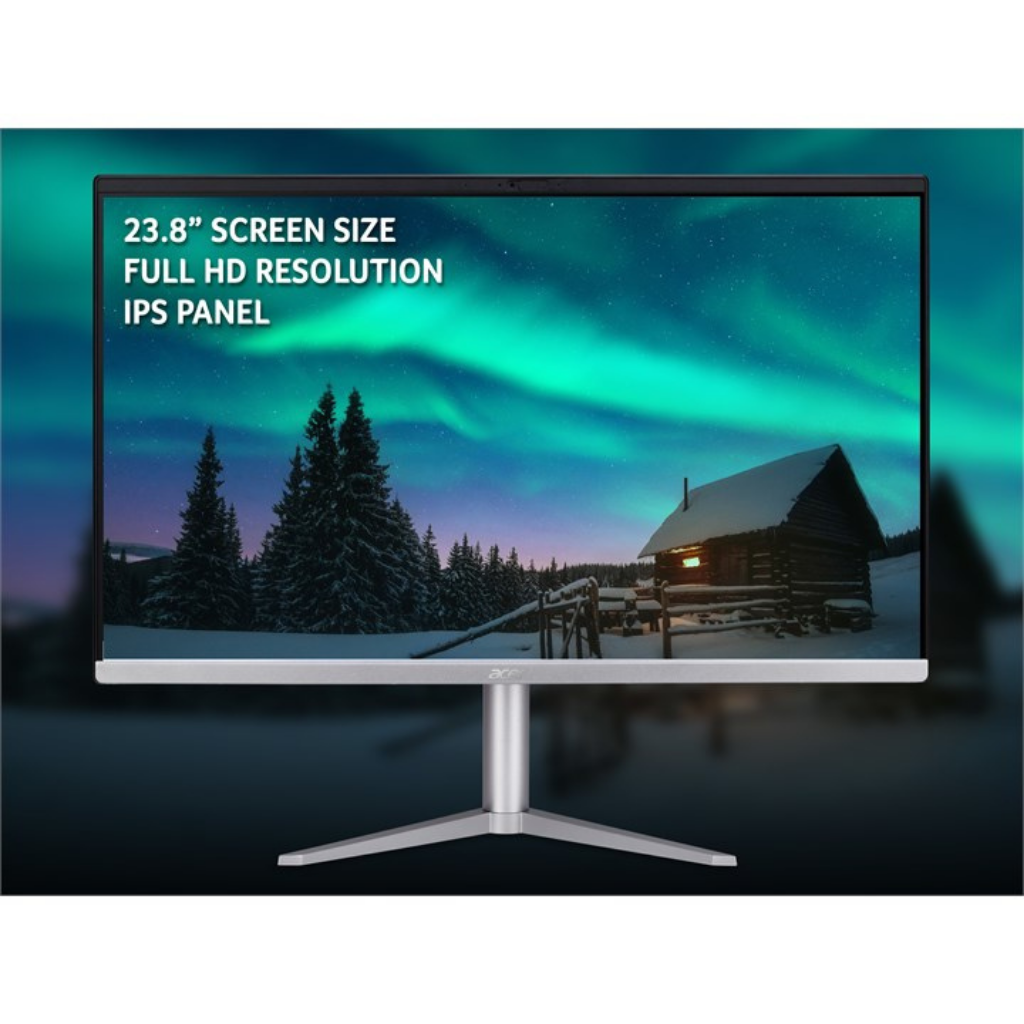Acer Aspire C24-1300 AMD Ryzen 3, 8GB RAM, 512GB SSD, 23.8" Full HD Desktop PC Acer