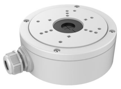 Hikvision DS-1280ZJ-S Dome Camera Junction Box – Aluminum White Security Camera Accessories Hikvision