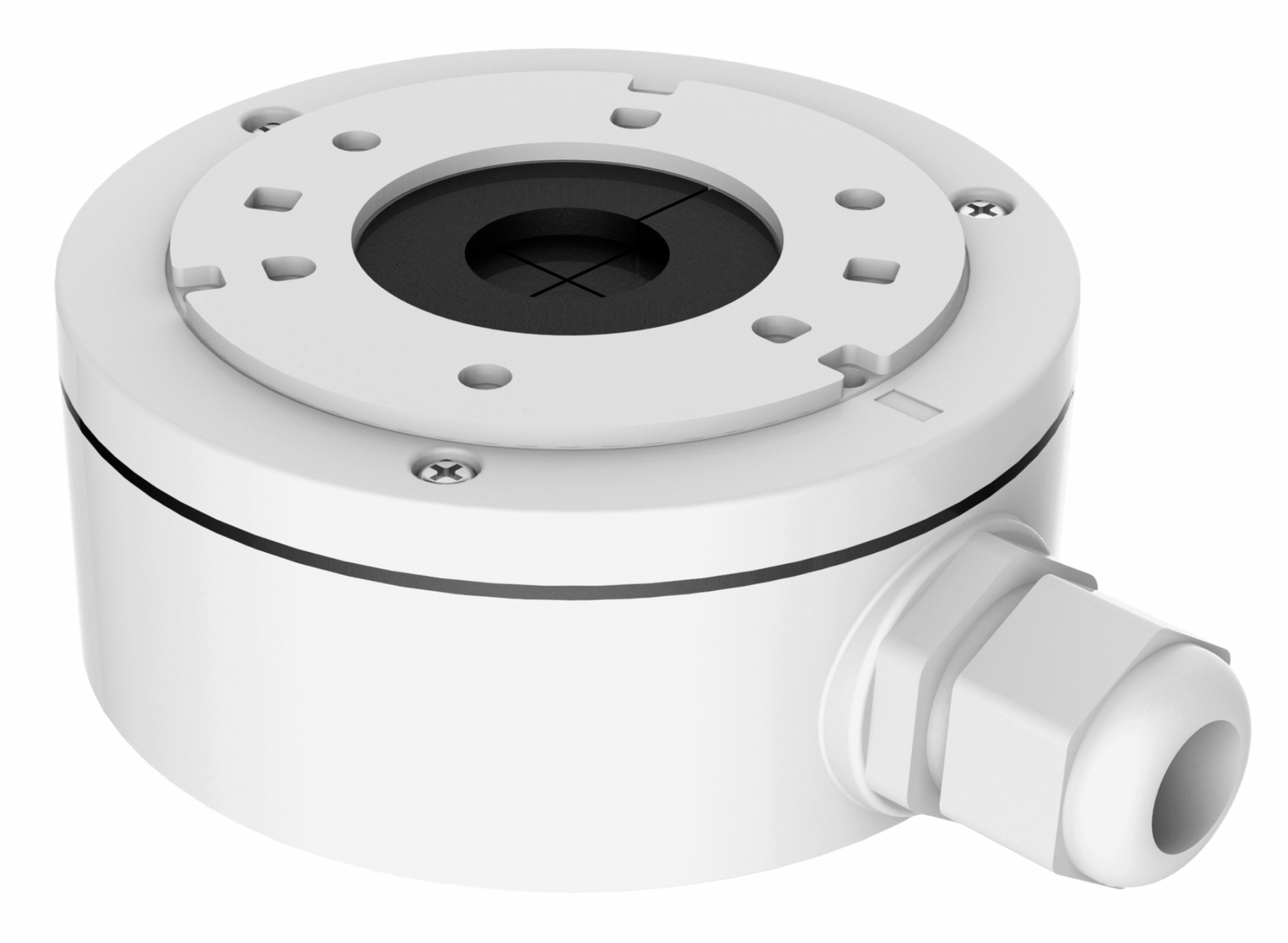 Hikvision DS-1280ZJ-XS Aluminum Junction Box for Dome & Bullet Cameras (White) Security Camera Accessories Hikvision