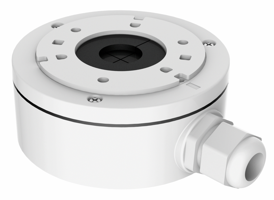 Hikvision DS-1280ZJ-XS Aluminum Junction Box for Dome & Bullet Cameras (White) Security Camera Accessories Hikvision
