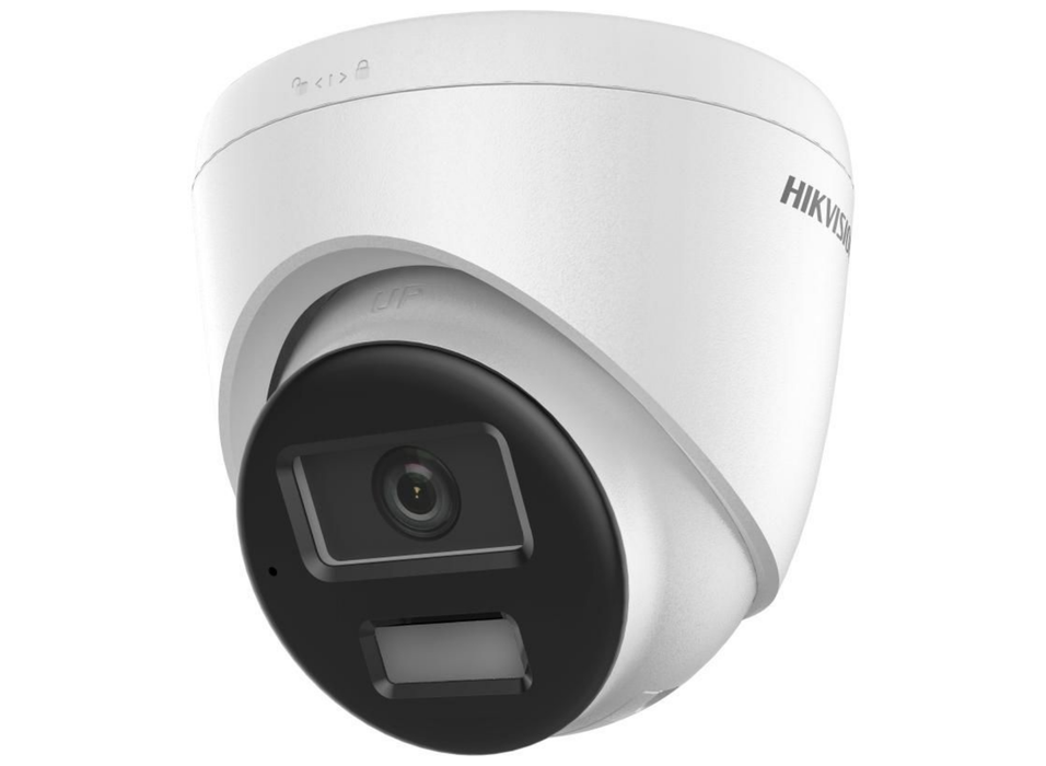Hikvision 8MP ColorVu Fixed Turret IP Network Camera with 2-Way Audio 2.8mm White | DS-2CD1383G2-LIUF-SL-2.8MM Dome IP Cameras Hikvision