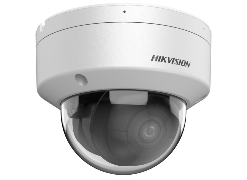Hikvision 8MP DarkFighter AcuSense Vandal-Resistant Dome IP Network Camera with Built-In Mic 2.8mm White | DS-2CD2186G2H-ISU-2.8MM-WHITE Dome IP Cameras Hikvision