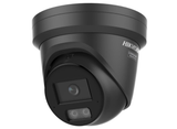 Hikvision 4MP ColorVu 3.0 Fixed Turret IP Camera with One-Way Audio & Smart Hybrid Light, 2.8mm, Black | DS-2CD2347G3-LI2UY-BLACK-2.8MM