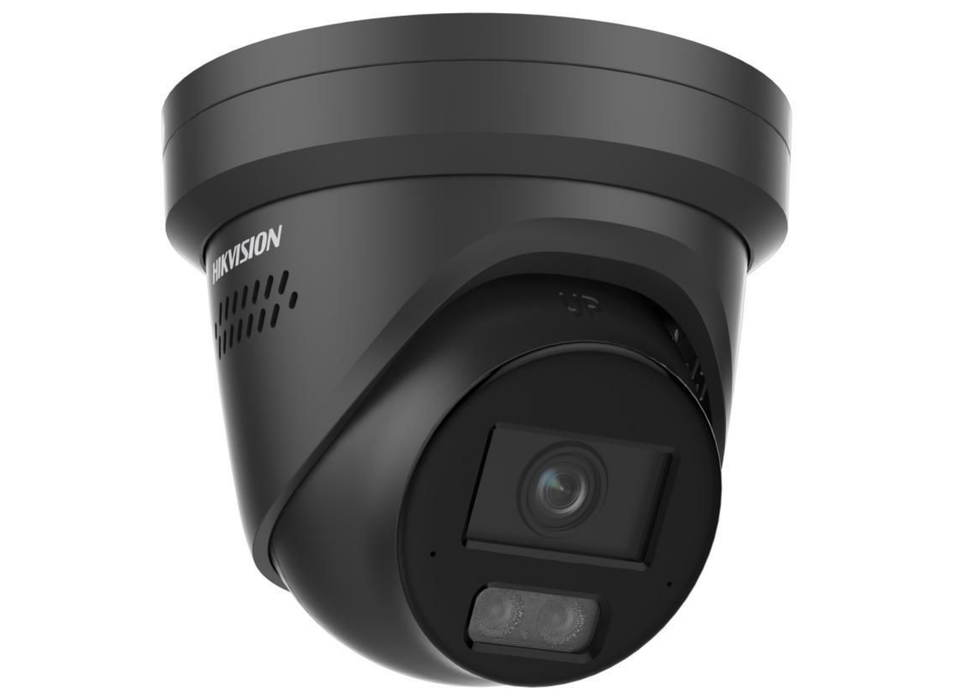 Hikvision 8MP ColorVu 3.0 Turret IP Camera with Two-Way Audio & Smart Hybrid Light 2.8mm Black | DS-2CD2387G3-LIS2UY-SL-BLACK-2.8MM Dome IP Cameras Hikvision