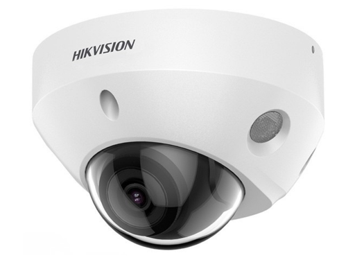 Hikvision 8MP AcuSense Vandal-Resistant Mini Dome IP Camera with Built-in Mic, 2.8mm White | DS-2CD2583G2-IS-2.8MM Dome IP Cameras Hikvision