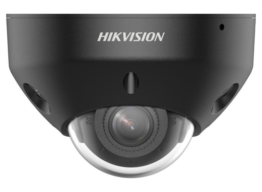 Hikvision 8MP AcuSense Mini Dome IP Camera with Smart Hybrid Light & Built-in Mic, 2.8mm Black | DS-2CD2583G2-LI-2.8MM-BLACK Dome IP Cameras Hikvision