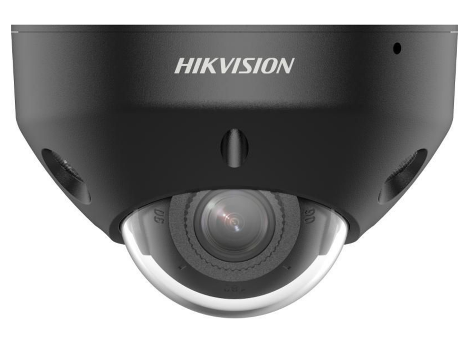 Hikvision 8MP AcuSense Mini Dome IP Camera with Smart Hybrid Light & Built-in Mic, 2.8mm Black | DS-2CD2583G2-LI-2.8MM-BLACK Dome IP Cameras Hikvision