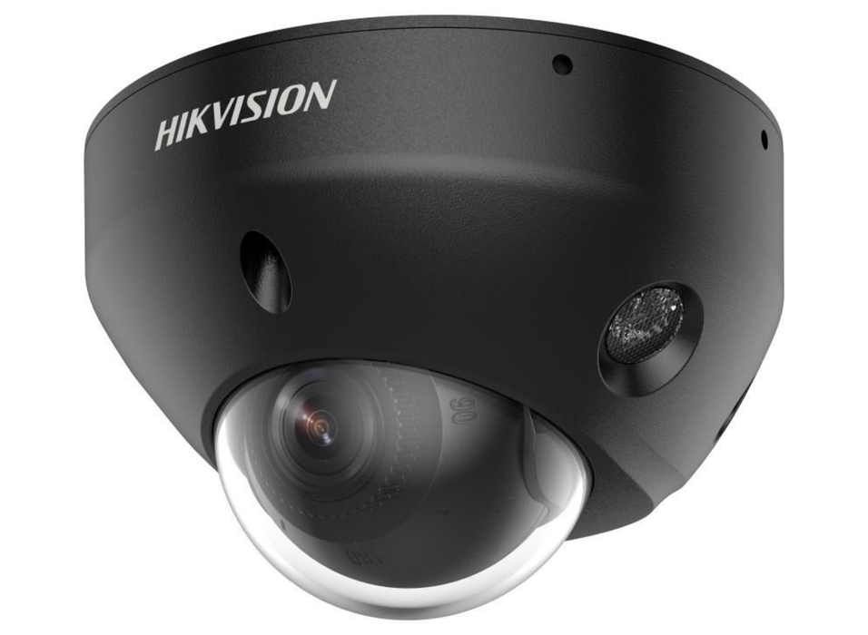 Hikvision 8MP AcuSense Mini Dome IP Camera with Smart Hybrid Light & Built-in Mic, 2.8mm Black | DS-2CD2583G2-LI-2.8MM-BLACK Dome IP Cameras Hikvision