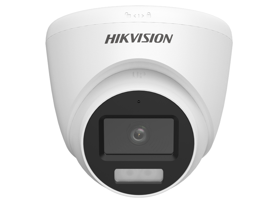 Hikvision 8MP ColorVu Fixed Turret Dome Camera with Smart Hybrid Light, 2.8mm, White | DS-2CE78U0T-LF-2.8MM Dome TVI AHD CVI Cameras Hikvision